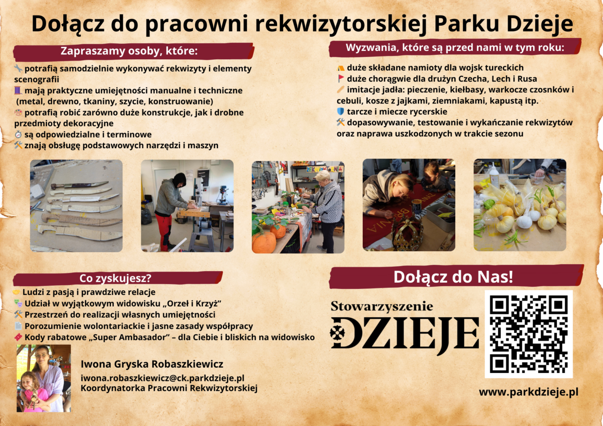 Oferta wolontariatu – Twórz historię własnymi rękami – wolontariat dla pasjonatów